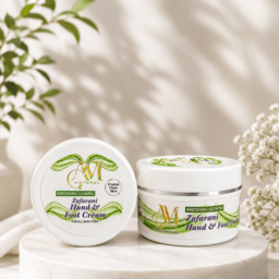 White jars of Natural Hand 